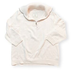 Ralph Lauren Light Pink Quarter Zip Sweater - XL